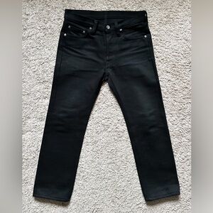 IRON HEART IH-666SB 21oz Selvedge Denim Jeans Men’s Size 30, Superblack Non-Fade